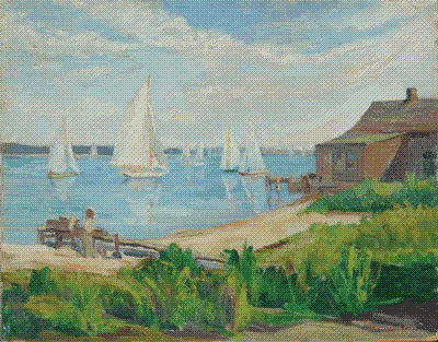 Marguerite Moore Hawkins - artist photo for art wanted listing (East Hampton, NY)
